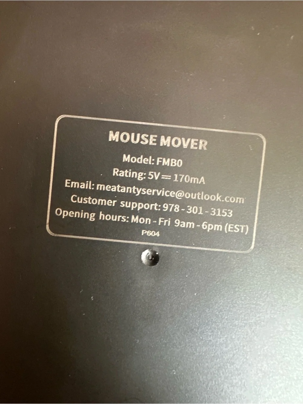 Meatanty Mouse Mover USB Automatic Mouse Jiggler Pad Work From Home